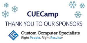 CUECamp Sponsor Custom Computer Specialists