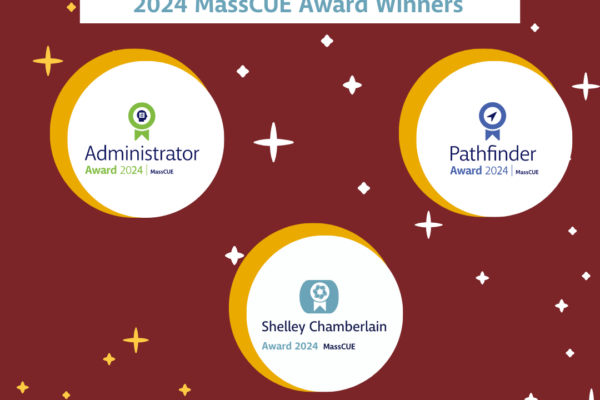 MassCUE award winners graphic