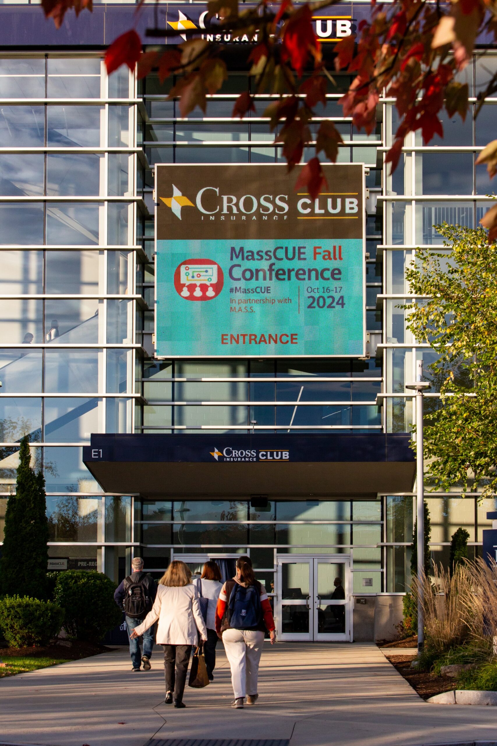 Attendees entering 2024 Fall Conference at Gillette Stadium