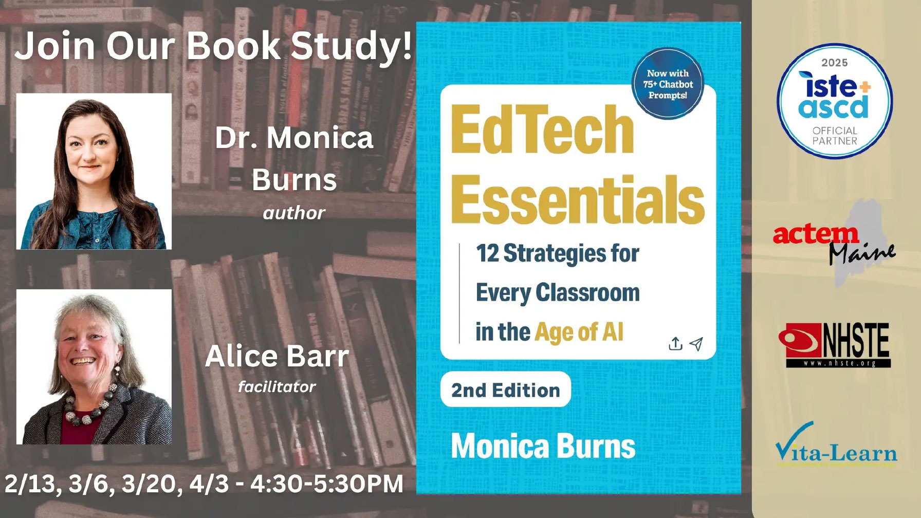 EdTech Essentials Book Study with Vita-Learn, NISTE and ACTEM